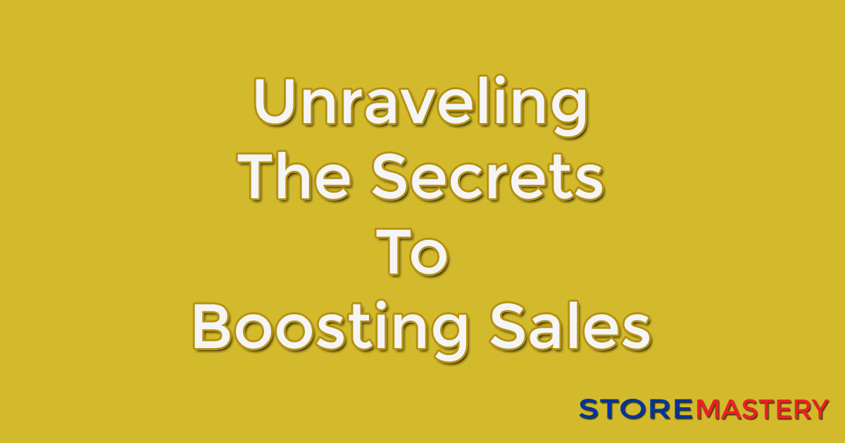 unraveling the secrets to boosting sales on Shopify